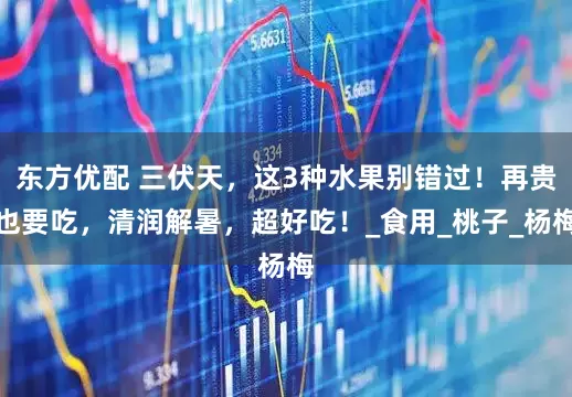 东方优配 三伏天，这3种水果别错过！再贵也要吃，清润解暑，超好吃！_食用_桃子_杨梅