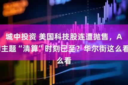城中投资 美国科技股连遭抛售，AI主题“清算”时刻已至？华尔街这么看